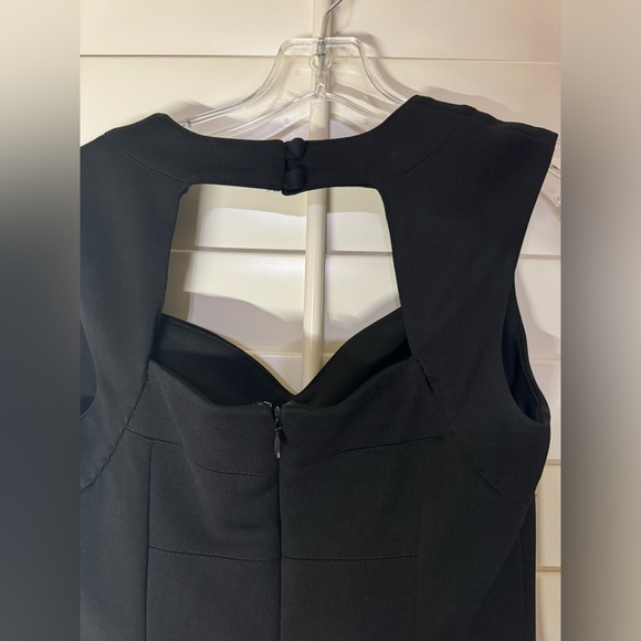 White House Black Market Black Cocktail Evening Wedding Guest Dress size 2 - Picture 3 of 4